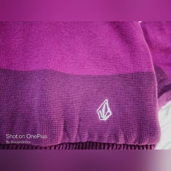 Reversible Volcom Zip Up Sweater Hoodie - Picture 3 of 11